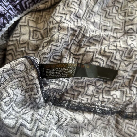 By Anthropologie Savona Slip Dress Sz S Purple Maxi Accent Boho Cotton Blend - Picture 15 of 16